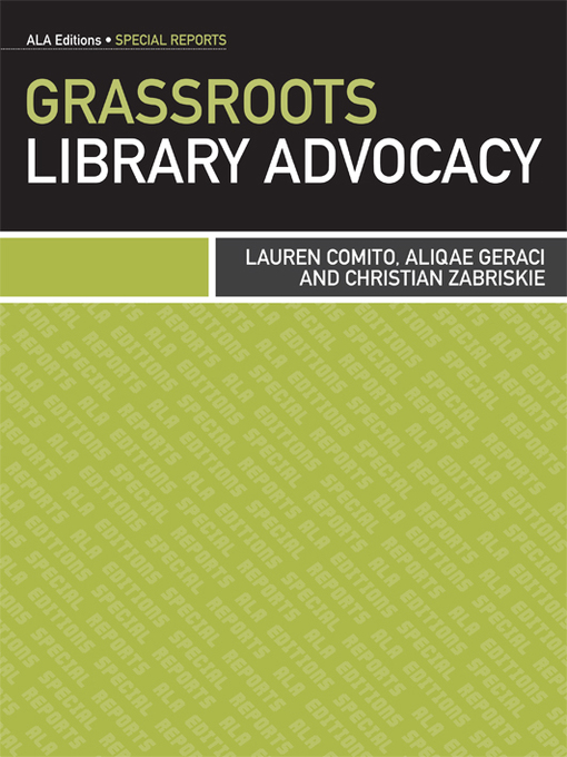 Title details for Grassroots Library Advocacy by Lauren Comito - Available